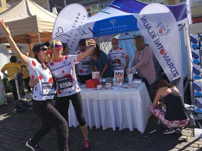 Petra Bučková a Petra Hřebíčková si užívaly atmosféru půlmaratonu v Ústí nad Labem.