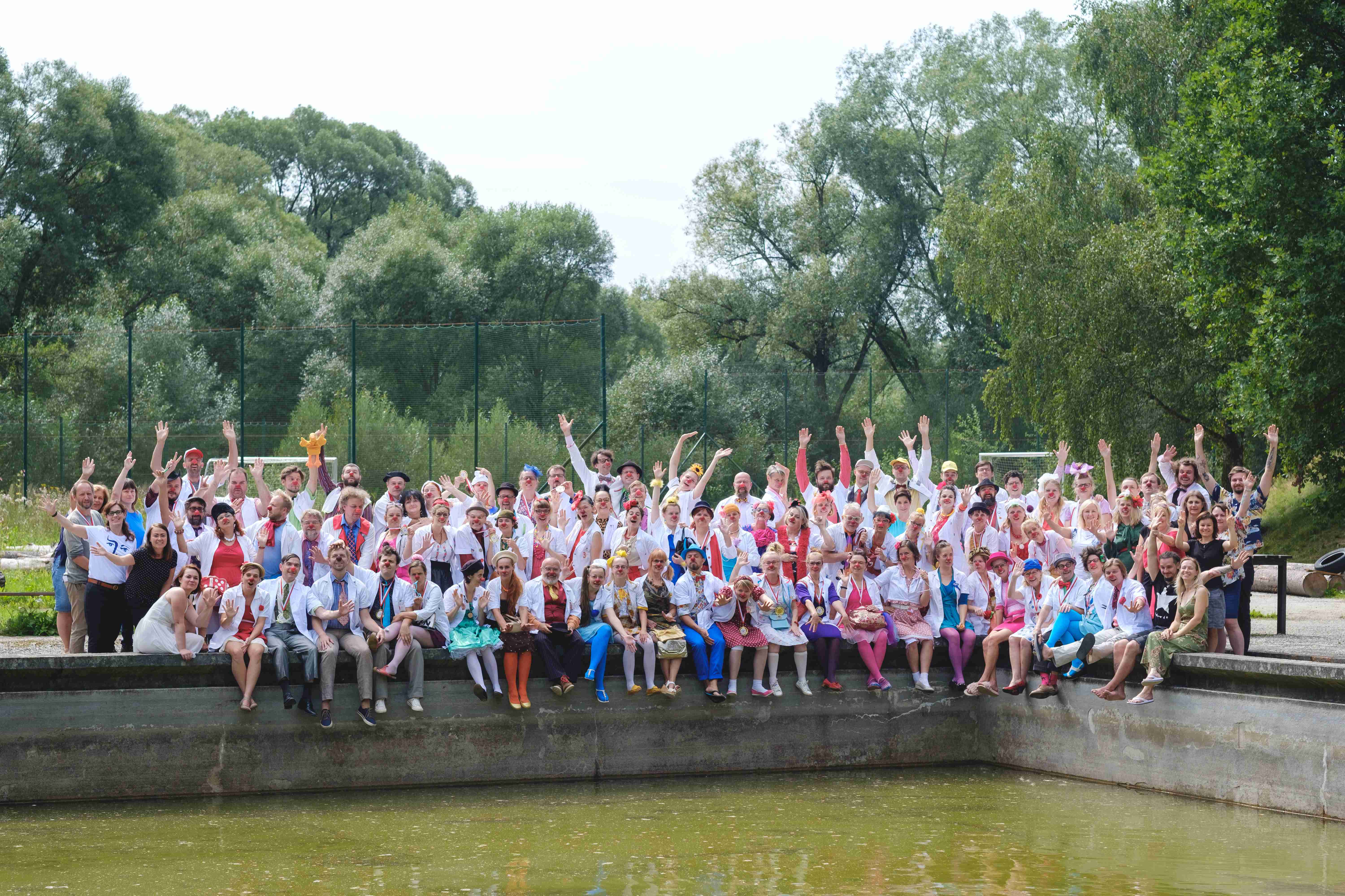 Na národním setkání 2019 se sešli všichni profesionální Zdravotní klauni