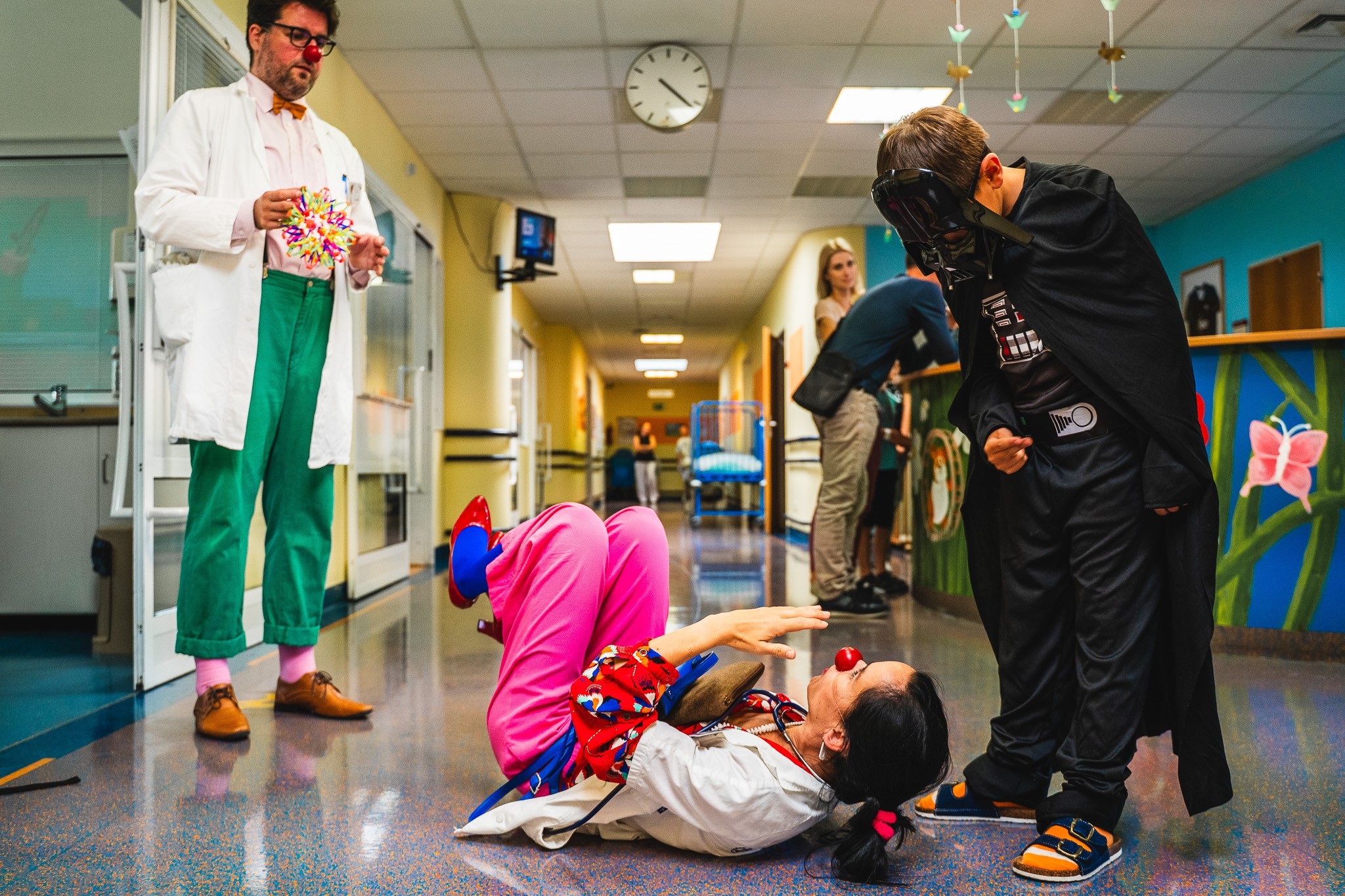 Zdravotní klaun pomáhá dětem